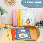 8 Schnellhefter aus Karton – DIN A4 – Superhelden Tiere – Bild 2