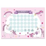 Belohnungstafel Set 7 - Einhorn