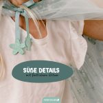 Tüll Cape mit Glitzer – mint – Bild 3