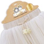 Tüll Rock mit Glitzer – beige – Bild 4