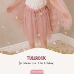 Tüll Rock mit Glitzer – rosa – Bild 2