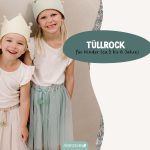 Tüll Rock mit Glitzer – mint – Bild 2