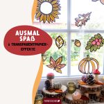 Fensterbilder zum Ausmalen – Kürbis – Bild 4