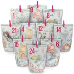 Adv Bedruckte Tüten Meerjungfrau mit pinken Klammern - Set 10