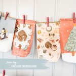 Adventskalender mit bedruckten Tüten – Eisblau – Bild 3