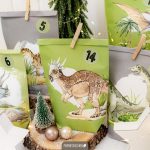 Adventskalender mit bedruckten Tüten – Dino – Bild 4