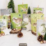 Adventskalender mit bedruckten Tüten – Dino – Bild 6