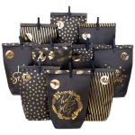 Adventskalender schwarz gold