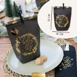 Adventskalender schwarz gold – Bild 3