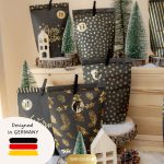Adventskalender schwarz gold – Bild 6