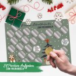 Adventskalender zum Freirubbeln – Aufgaben Paare – Bild 2