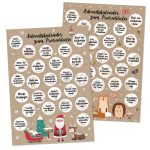 Adventskalender zum Freirubbeln – Weihnachtsaufgaben für Kinder