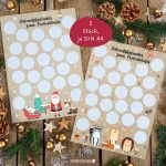 Adventskalender zum Freirubbeln – Weihnachtsaufgaben für Kinder – Bild 5