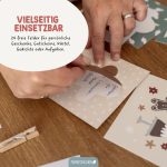 Rubbel-Adventskalender Cheerful Christmas – Bild 4