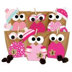 Adventskalender Eulen - Rosa Plus