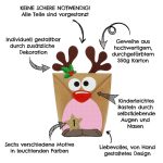Adventskalender Rentiere - mit rosa Bäuchen – Bild 2