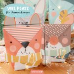 Advents Wintertiere - Tüten mit Standzteilen – Bild 5