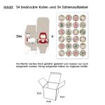 Adventskalender Schachteln – Motiv Wichtel – Bild 2