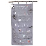 Adventskalender Wandteppich – grey