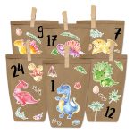Adventskalenderset – Motiv Dinosaurier