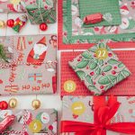 Adventskalender Geschenkpapier rot-grün – Bild 2