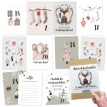 Karten Adventskalender für Erwachsene