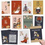 Karten Adventskalender für Paare - Set 4