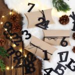 24 Adventskalender Zahlen aus Holz – schwarz – Bild 3