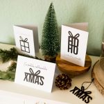 3 Klappkarten mit Holzanhängern - Weihnachten Set 01 – Bild 3