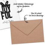 3 Klappkarten mit Holzanhängern - Joyful&Cozy Set 02 – Bild 2