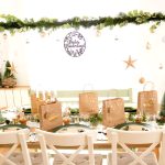 6 goldfolierte Geschenktüten – Holly Jolly – Bild 2