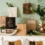 6 goldfolierte Geschenktüten – Holy Night – Bild 2