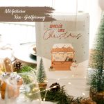 6 goldfolierte Geschenktüten – Eisblau – Bild 4