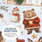 Fensteraufkleber Teeparty Waldtiere – Bild 5