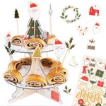Kuchen Etagere zu Weihnachten