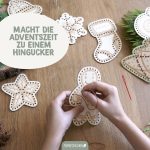 Holzspielset mit Faden Weihnachten – Bild 4