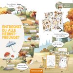 Mein kreatives Herbstwelt Heft – Malen, Rätseln, Stickern – Bild 6