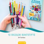 12 Bicolor Buntstifte – Bild 2