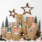 Adventskalender Tütenset mit Klammern - Kinder – Bild 2
