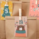 Adventskalender Tütenset mit Klammern - Kinder – Bild 4