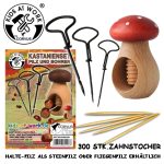 Kastanienset Pilz & Bohrer