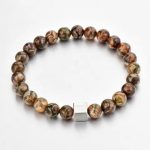 Herrenarmband Marmorierter Achat
