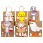 XXL Ostertüten Henkel 9 - Mix Hase Schaf Huhn