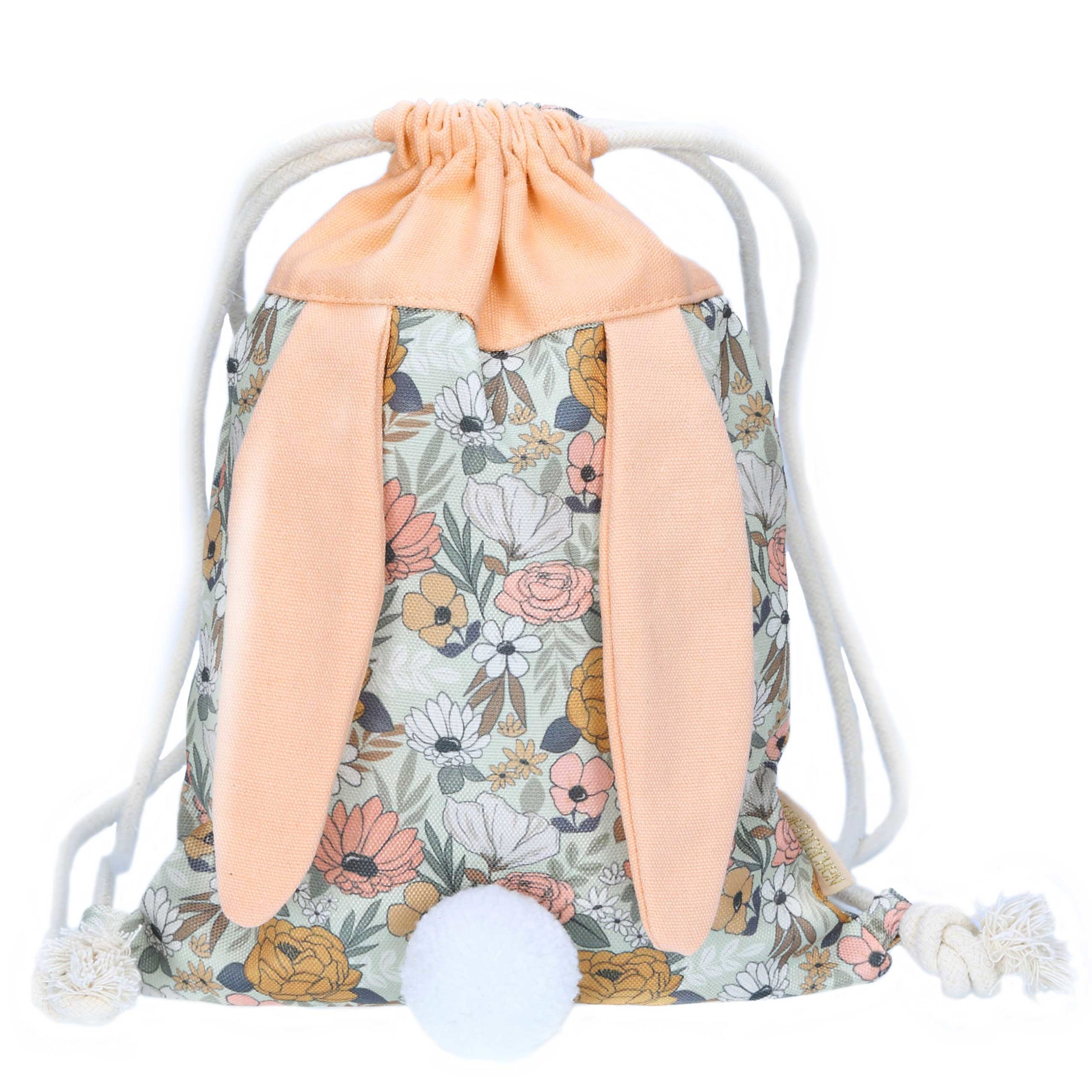 B060-030-007_001 Ostern Rucksack Blumen pfirsichfarben – Bild 1