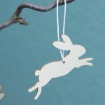 Ostern Cutout Anhänger - Hasen - Set 2 – Bild 2