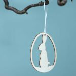 Ostern Cutout Anhänger - Hasen - Set 2 – Bild 3