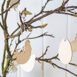 12 Osteranhänger aus Holz zum Anmalen - Set 08 – Bild 3