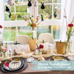 4 Osterbesteckhalter Filzeier grau weiss - Set 01 – Bild 5