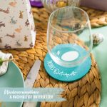 8 Osterglasuntersetzer Filz mit Cutouts pastell - Set 04 – Bild 3