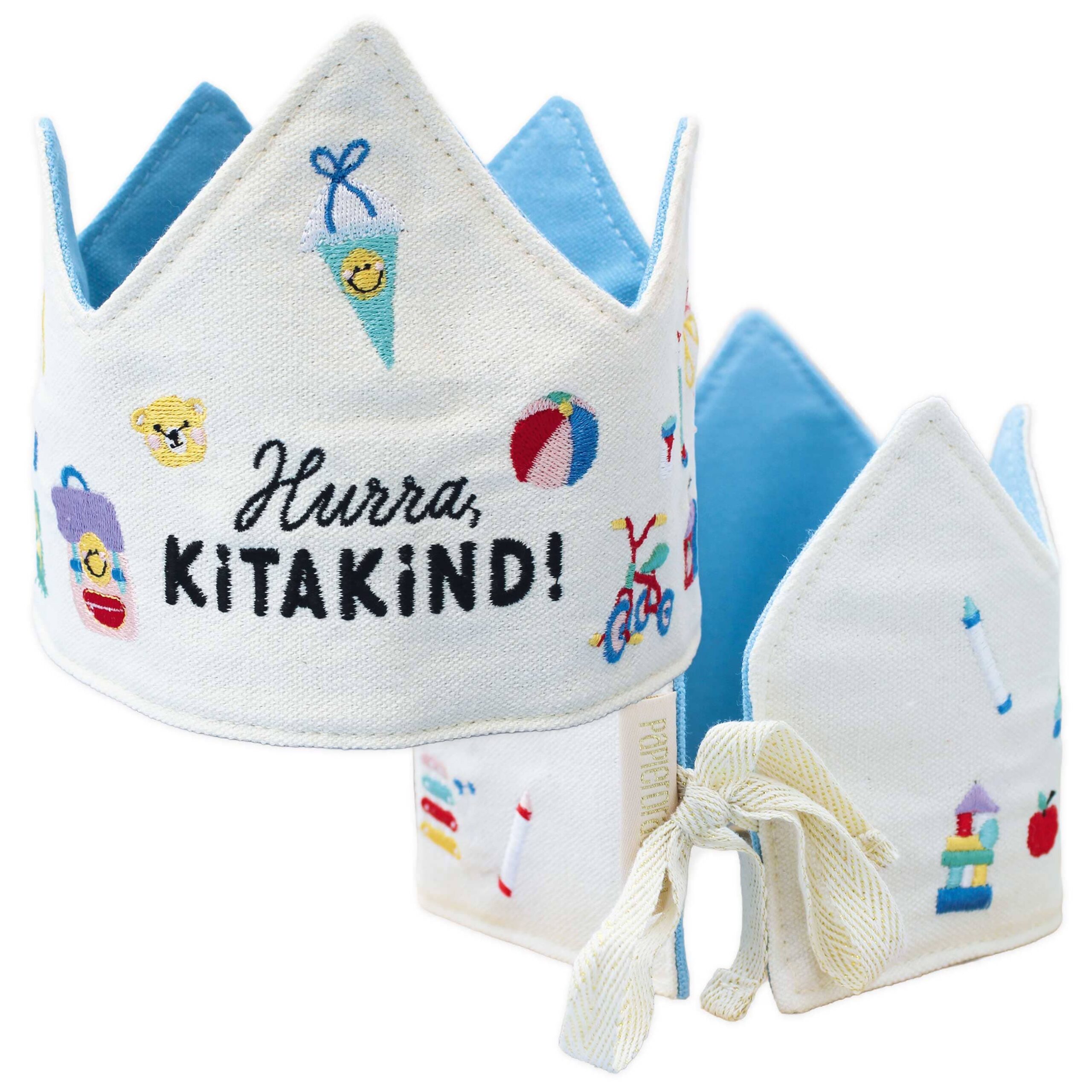 B210-003-001_001 Krone bestickt Kitakind – Bild 1